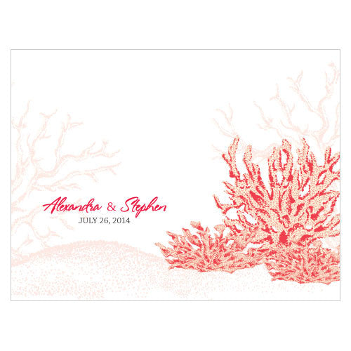 Reef Coral Note Card