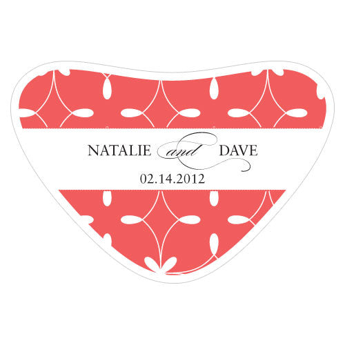 Modern Geometry Heart Container Sticker R