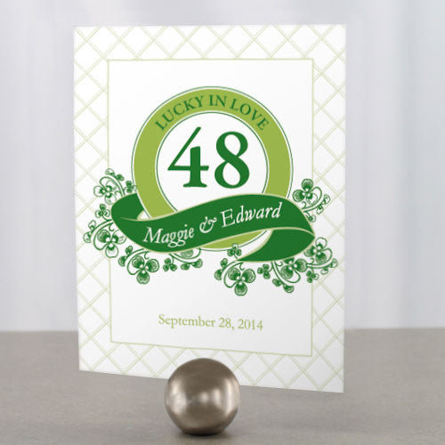 Luck Of The Irish Table Number Numbers