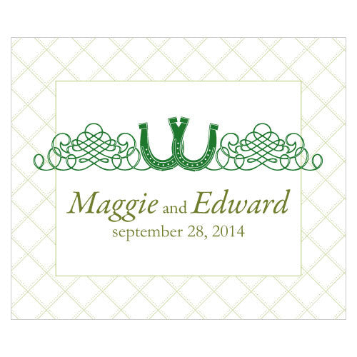 Luck Of The Irish Rectangular Label
