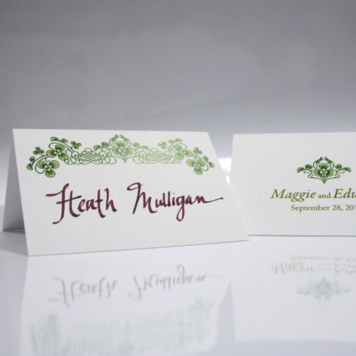 Luck Of The Irish Place Card With Fold