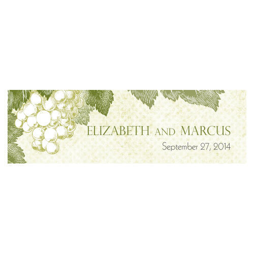 A Wine Romance Small Rectangular Tag