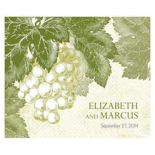 A Wine Romance Rectangular Label