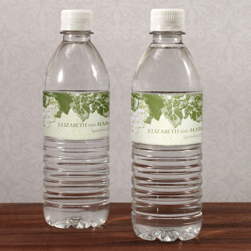 A Wine Romance Water Bottle Label