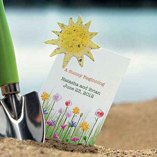 A Sunny Beginning Card with Seed Paper Sun