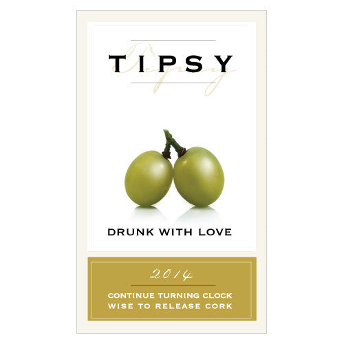 Tipsy Rectangular Sticker V