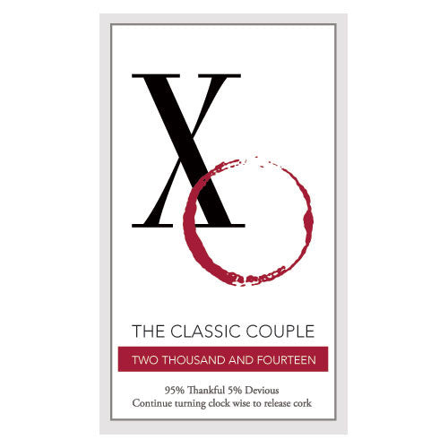 Classic Couple Rectangular Sticker P