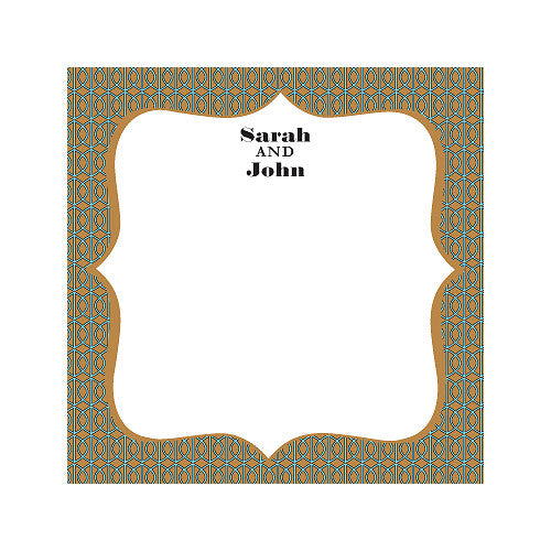 Personalized Well Wishing Cards with Tent Card