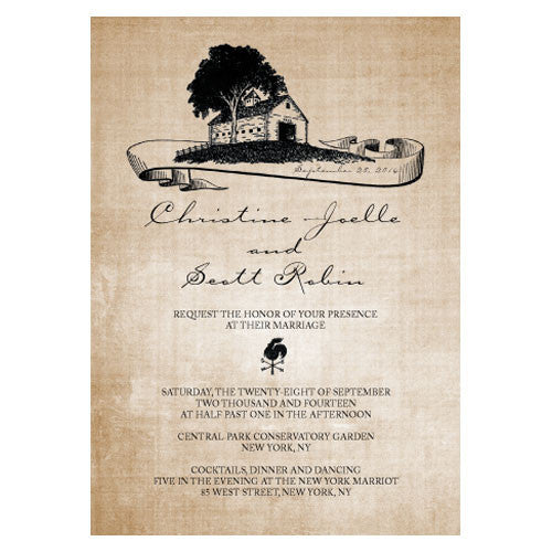 Rustic Country Invitation