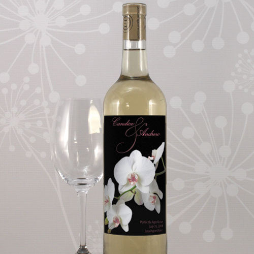 Classic Orchid Wine Label