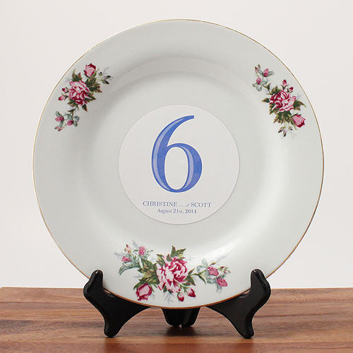 Classic Table Number Diecut Removable Vinyl Numbers