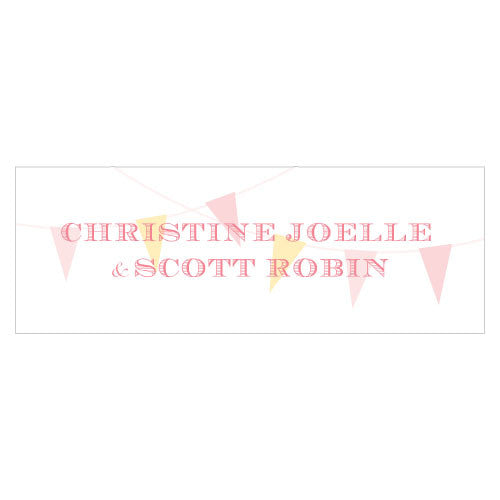 Homespun Charm Small Rectangular Tag