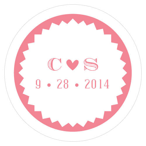 Homespun Charm Small Sticker