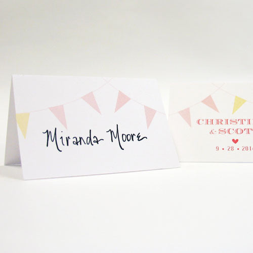 Homespun Charm Place Card With Fold