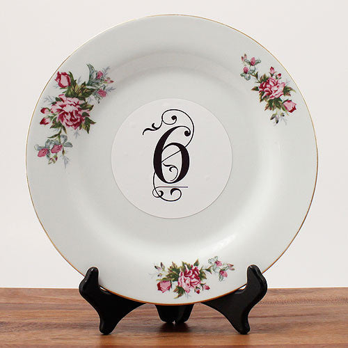 Classic Deco Die-cut Printed Number Removable Vinyl Numbers