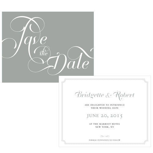 Expressions Save The Date Card