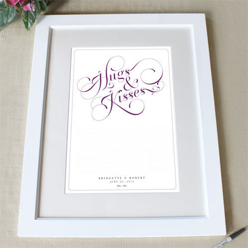 Expressions Personalized Signature Certificate with Frame