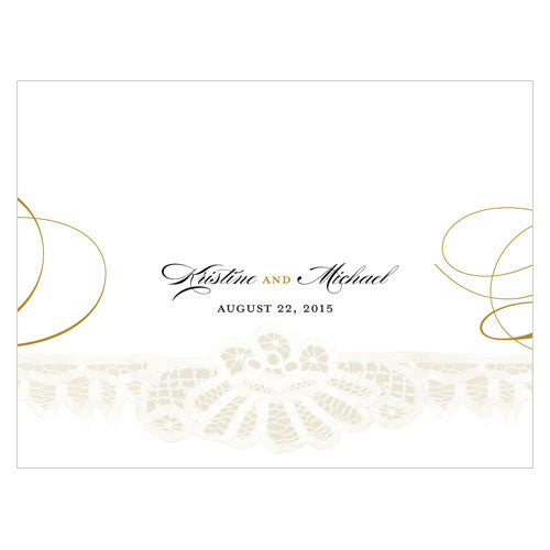 Vintage Lace Note Card