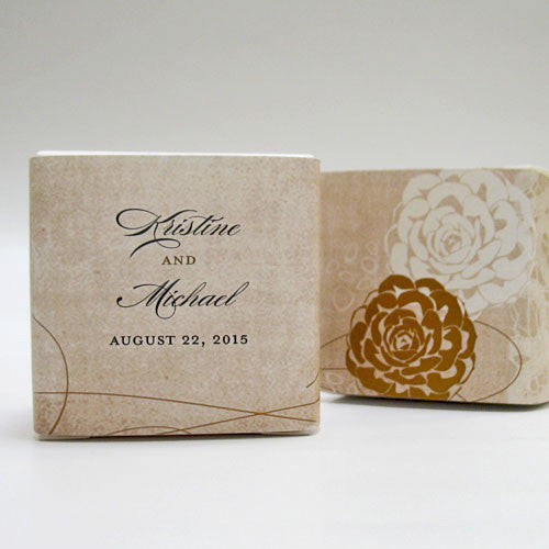 Vintage Lace Favor Box Wrap