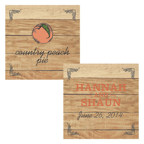 Fruit Themed Square Tags
