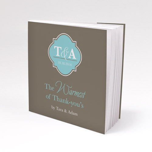 Notepad Favor with Personalized Classic Crest Cover