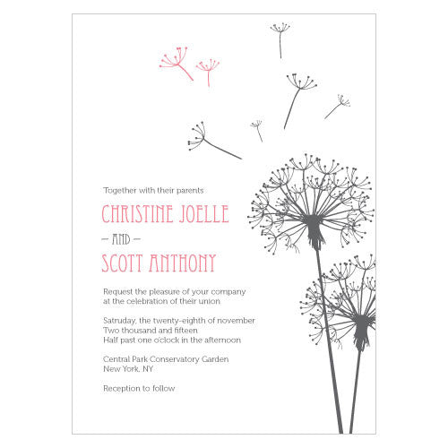 Dandelion Wishes Invitation