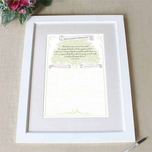 Stood The Test Of Time Personalized Signature Certificate with Frame