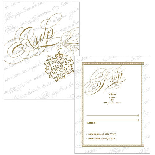 Parisian Love Letter RSVP B