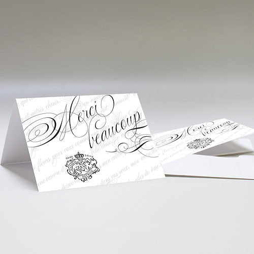 Parisian Love Letter Thank You Card B