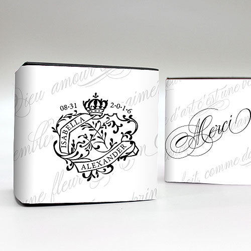 Parisian Love Letter Favor Box Wrap B