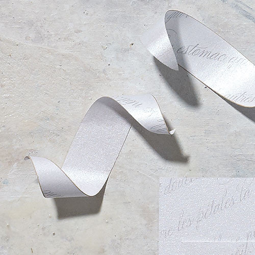 Parisian Love Letter Small Paper Scroll Shapes Silver