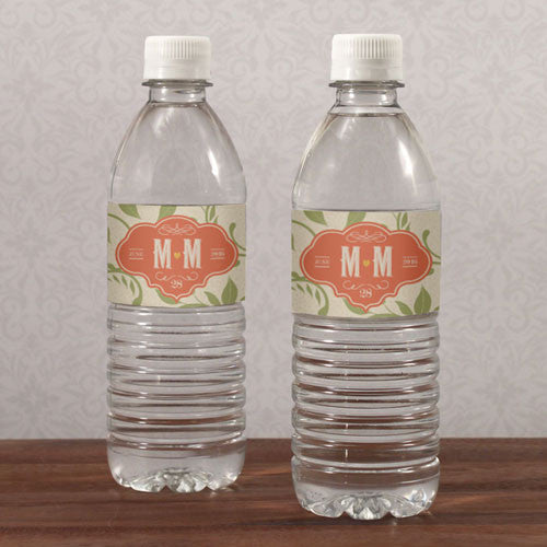 Vineyard Water Bottle Label B