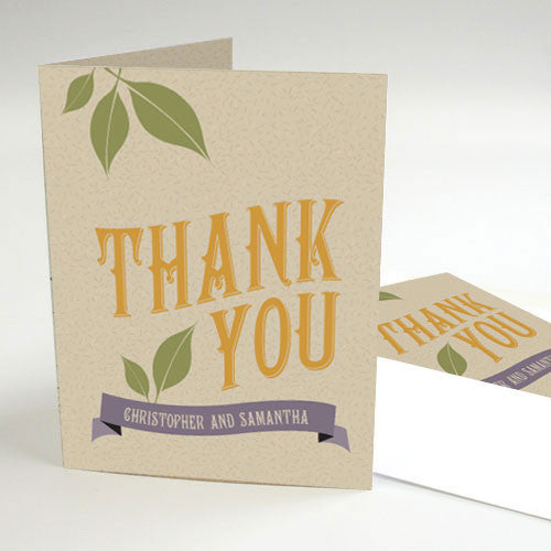 Vineyard Thank You Card B