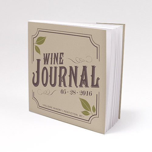 Vineyard Personalized Book Style Notepad B