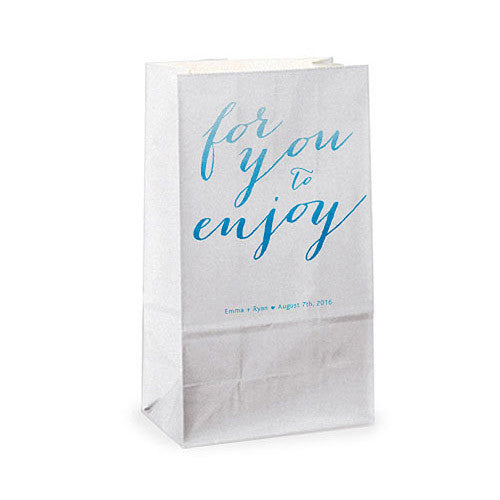 Aqueous Self-standing Printed Goodie Bag Natural Bag