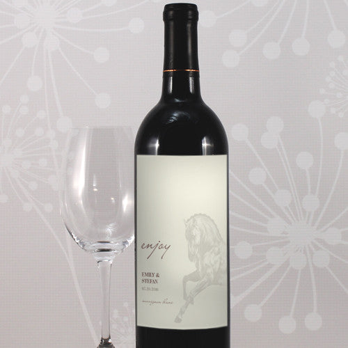 Equestrian Love Wine Label