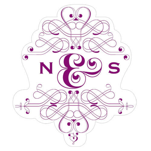 Fanciful Monogram Large Cling