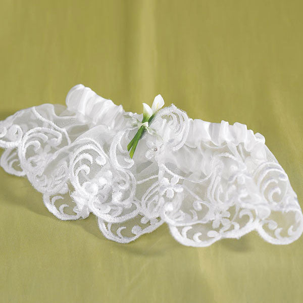 Calla Lily Bridal Garter