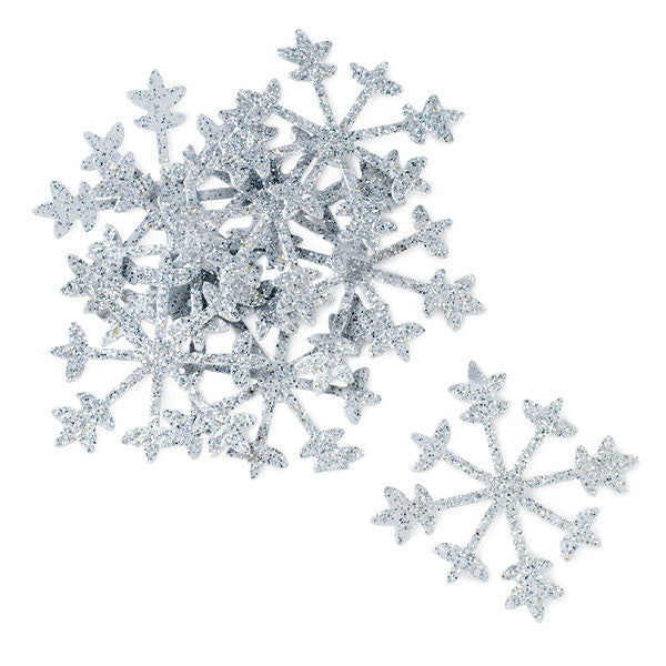 Sparkle Snowflakes in Silver