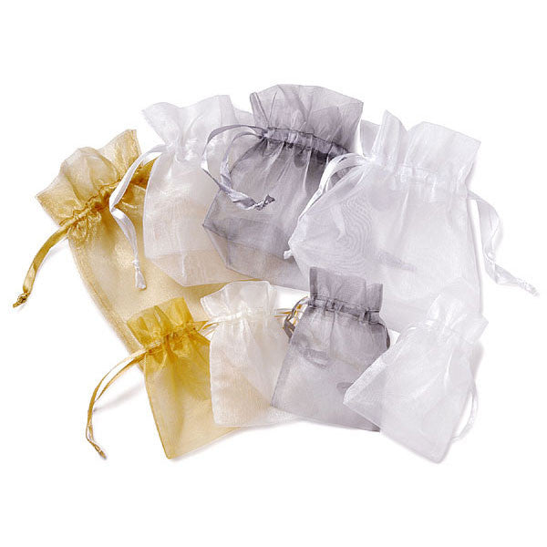 Large Sheer Rectangular Organza Bags