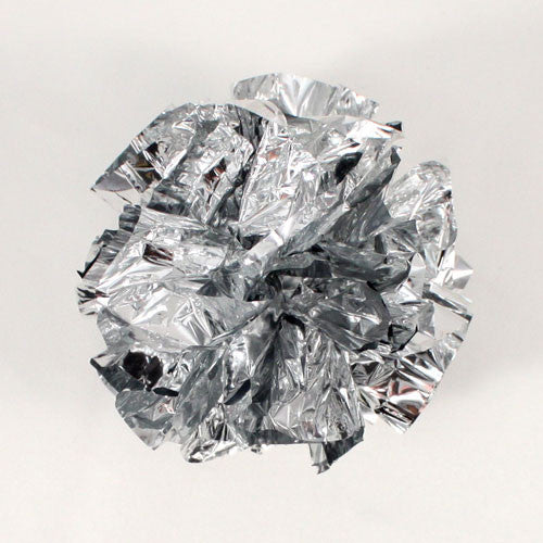 Just Fluff Metallic Poms Black