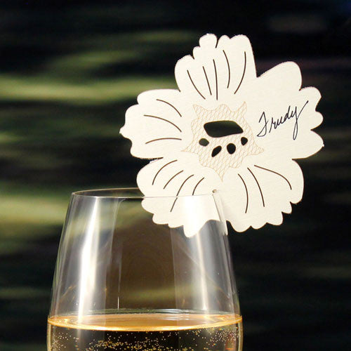 Laser Expressions Pansy Die Cut Card