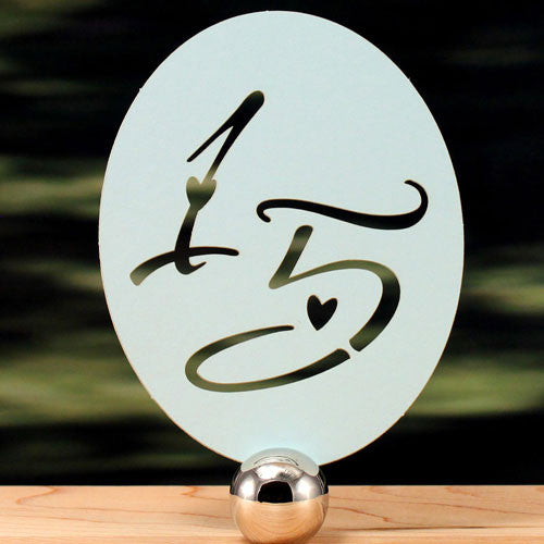 Laser Expressions Decorative Die Cut Number Set  Numbers