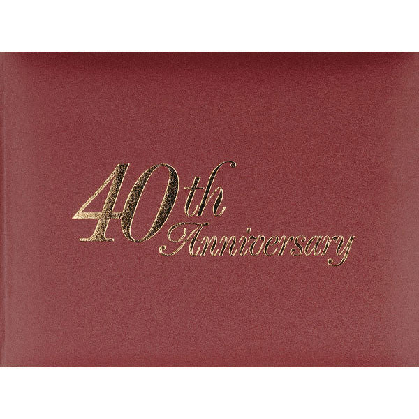 40th Anniversary Guest Book