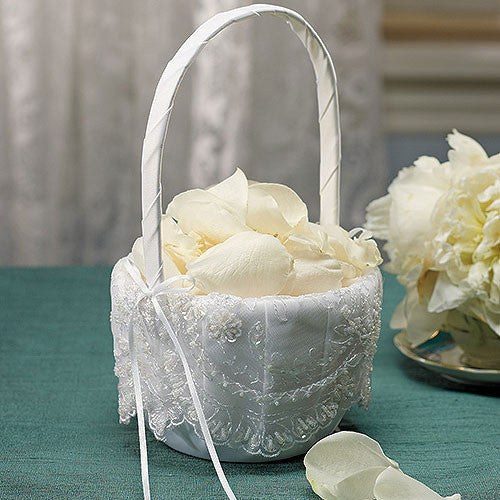 Beverly Clark Venetian Elegance Collection Flower Girl Basket