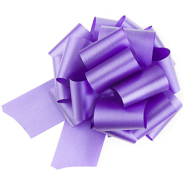 Colored Poly Ribbon Pull Bows Small