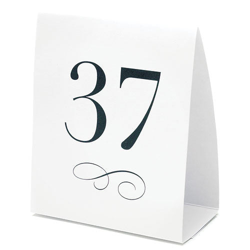 Table Number Tent Style Card Numbers