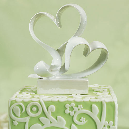 Love Link Stylized Heart Cake Topper