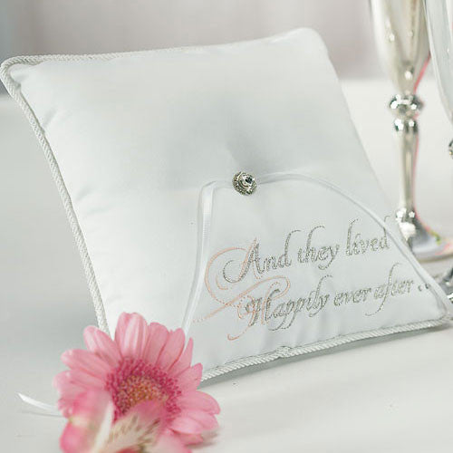 Fairy Tale Dreams Square Ring Pillow