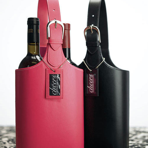 2 Section Wine Carry Bag Black